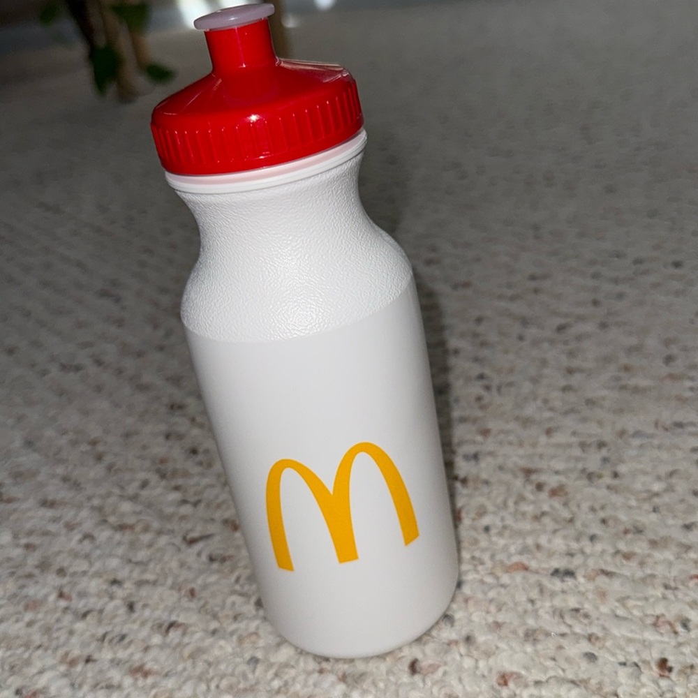 McDonald's 8" Water Bottle drink Golden Arches arch McDonald new rare fast food